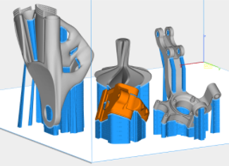 Posicionamento da peça Impressão 3D